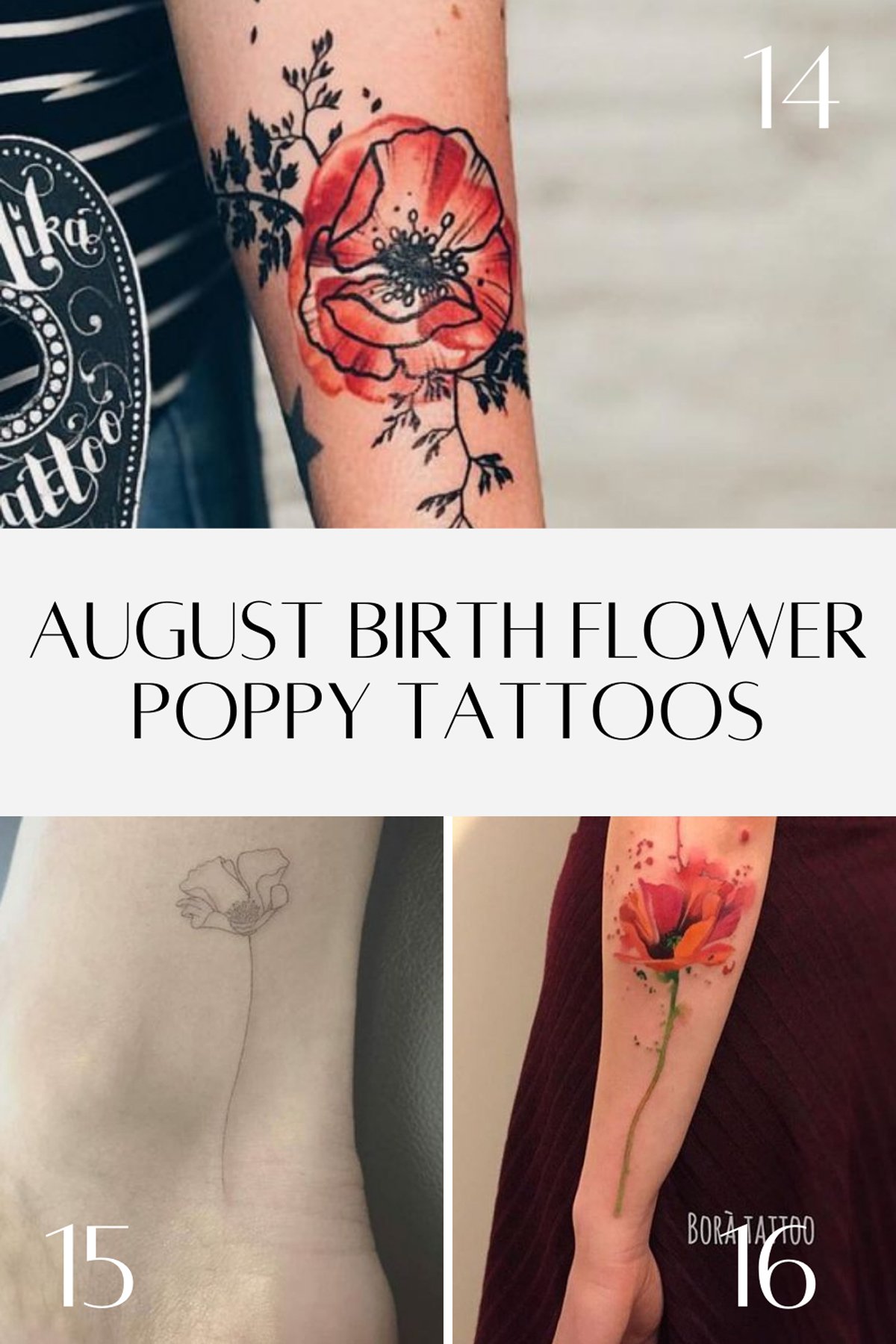 august birth flower